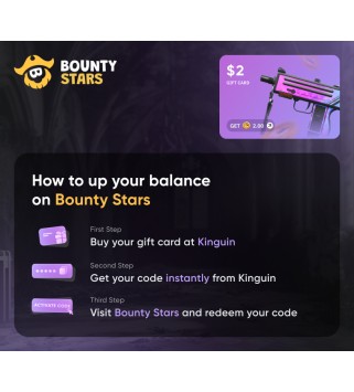 Bountystars.com $2 Wallet Card Code Key GLOBAL